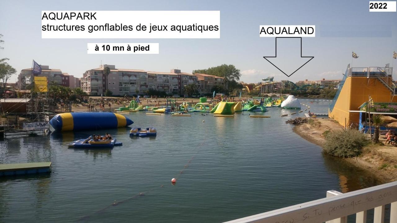 Lara 1 - Grand T2 Loggia Sans Vis-A-Vis Parking - Pres Centre-Port, Ile Des Loisirs, Plage Richelieu Agde Luaran gambar