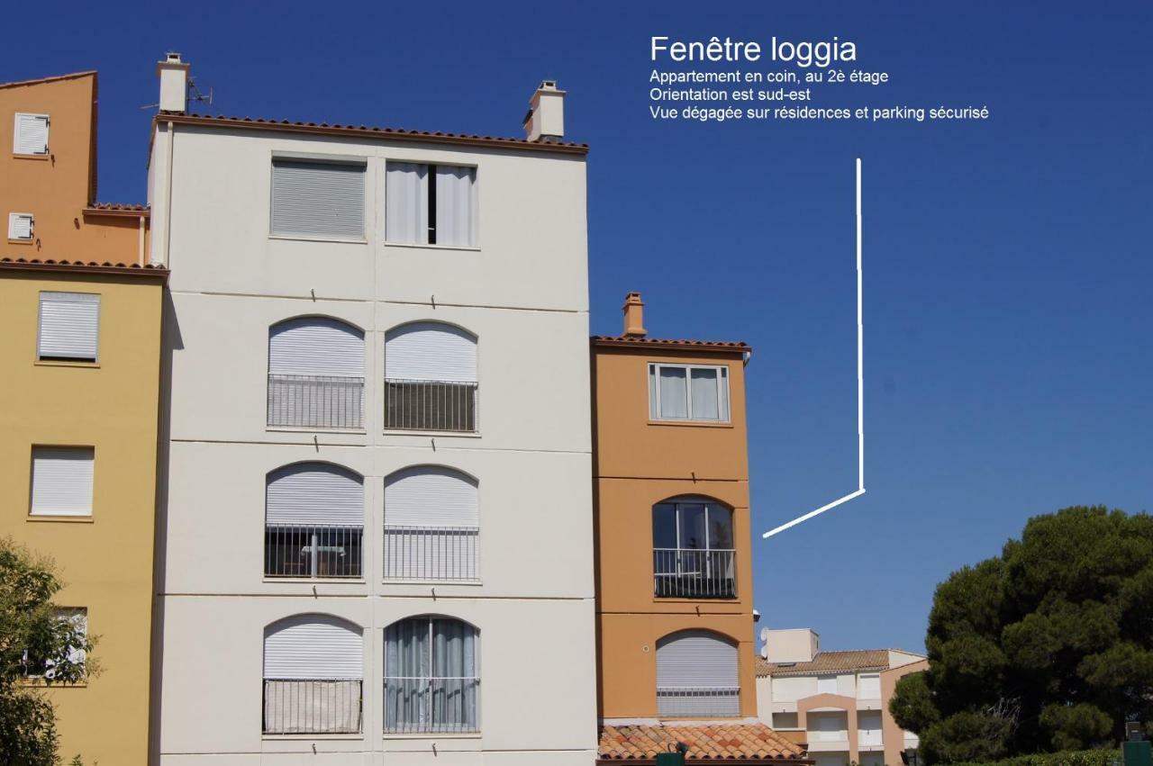 Lara 1 - Grand T2 Loggia Sans Vis-A-Vis Parking - Pres Centre-Port, Ile Des Loisirs, Plage Richelieu Agde Luaran gambar